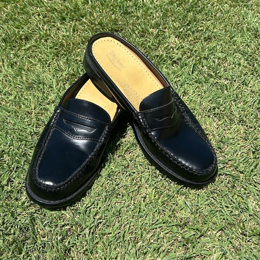 Bass Black Loafers Slip-On Shoes
